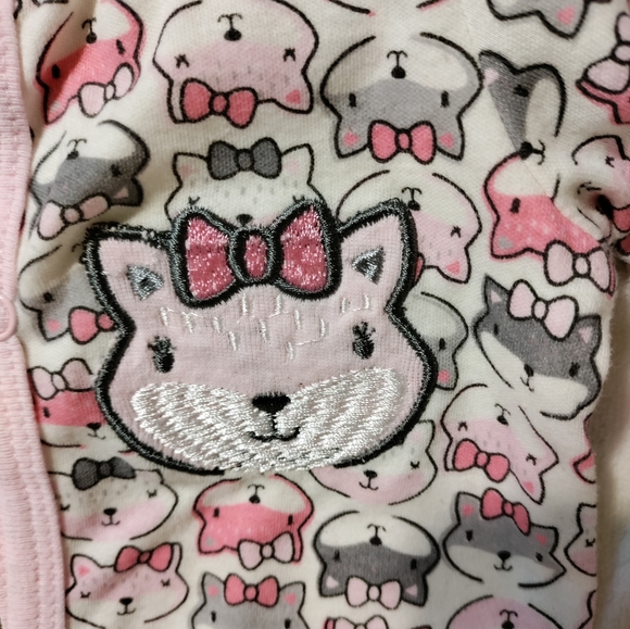 Baby girl fox pj's 3 - 6 Months - Picture 4 of 4
